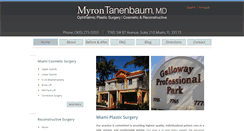 Desktop Screenshot of myrontanenbaummd.com
