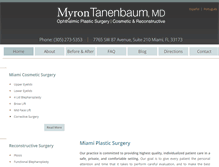 Tablet Screenshot of myrontanenbaummd.com